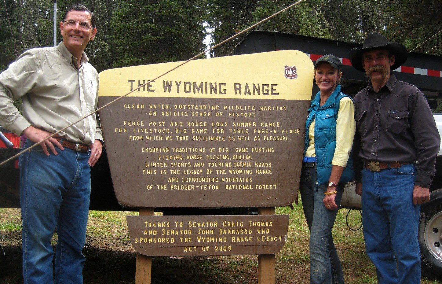 The Wyoming Range National Recreation Trail Friends Of Bridger Teton   Wyoming Range Legacy Act Dedication August 23 2009 Greys River 10 1 